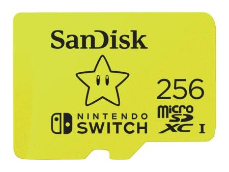 microSDXC 256GB UHSI voor Nintendo Switch